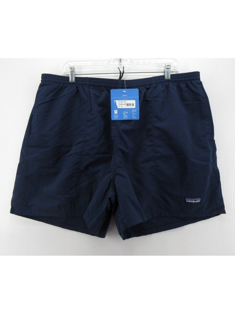 Patagonia Swim Trunks XXL Navy Baggies Bathing Suit Mesh Lined NEW